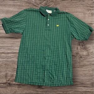 Vintage‎ Masters Collection Polo Shirt Mens Large Green Golf Agusta